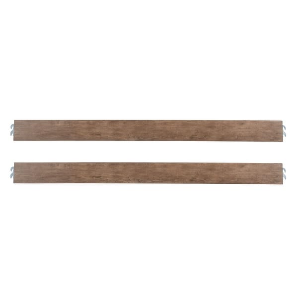 slide 2 of 2, Hanley 78" Wide Bed Rail, Cashew