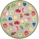 preview thumbnail 51 of 54, SAFAVIEH Handmade Chelsea Britny French Country Fruit Wool Rug 7'6" x 9'6" Oval - Stone - Oval