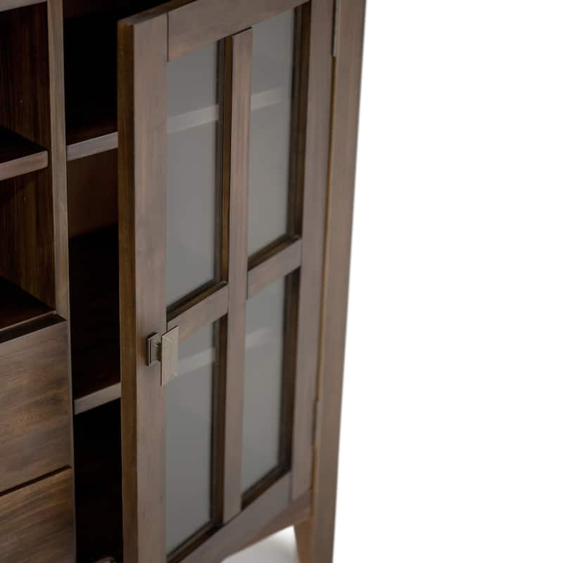 WYNDENHALL Stratford 53-inch Solid Wood TV Media Stand - 53 inch wide