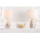 preview thumbnail 2 of 8, SAFAVIEH Lighting 21-inch Mother of Pearl Table Lamp (Set of 2) - 12"x12"x20.5"