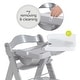 preview thumbnail 19 of 18, hauck Alpha High Chair Tray Table Compatible with Wooden Alpha+ and Beta+, White - 5.17