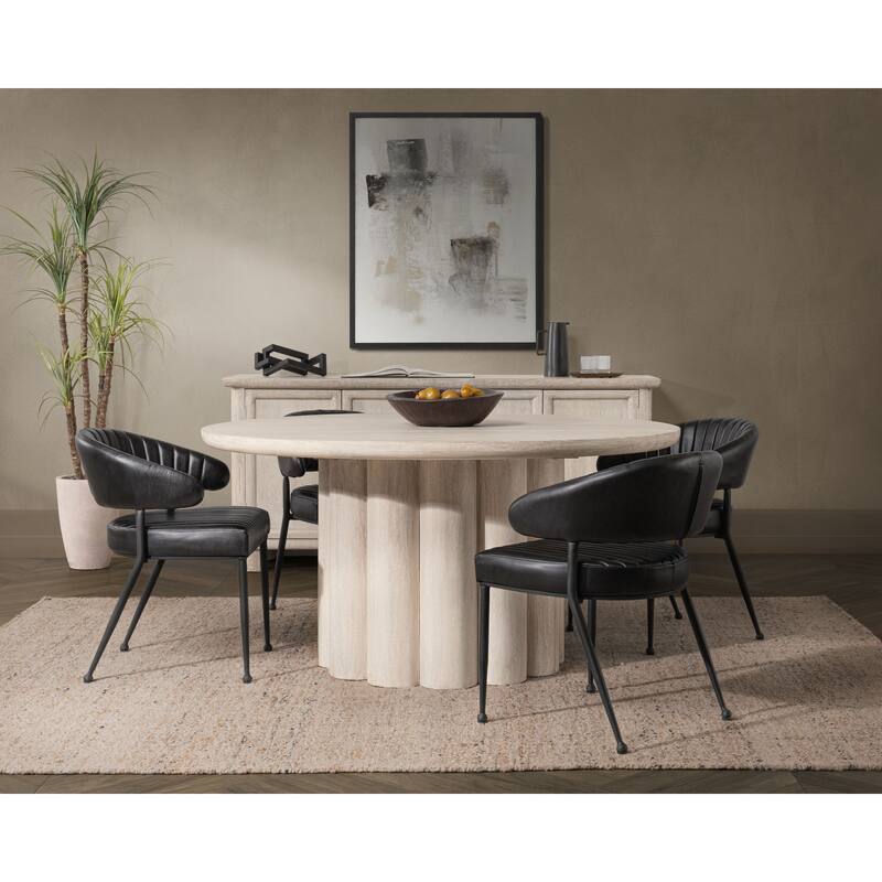 Beau 60" Mango Wood Round Dining Table by Kosas Home