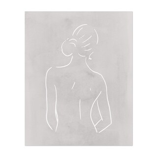Shop Feminine Minimal Sketch Woman Drawing Unframed Wall Art Print Poster Overstock 31283160