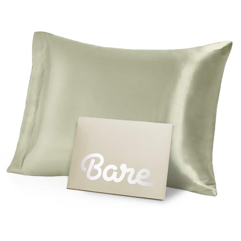 Bare Home Mulberry Silk Pillowcase for Hair and Skin, 19 Momme Silk ...