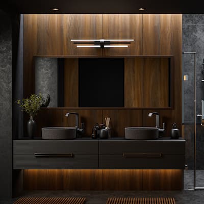 Melody 22in LED Bath Vanity & Wall Light 3000K