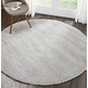 preview thumbnail 150 of 178, Nourison Malibu Shag Area Rug 4' Round - Silver