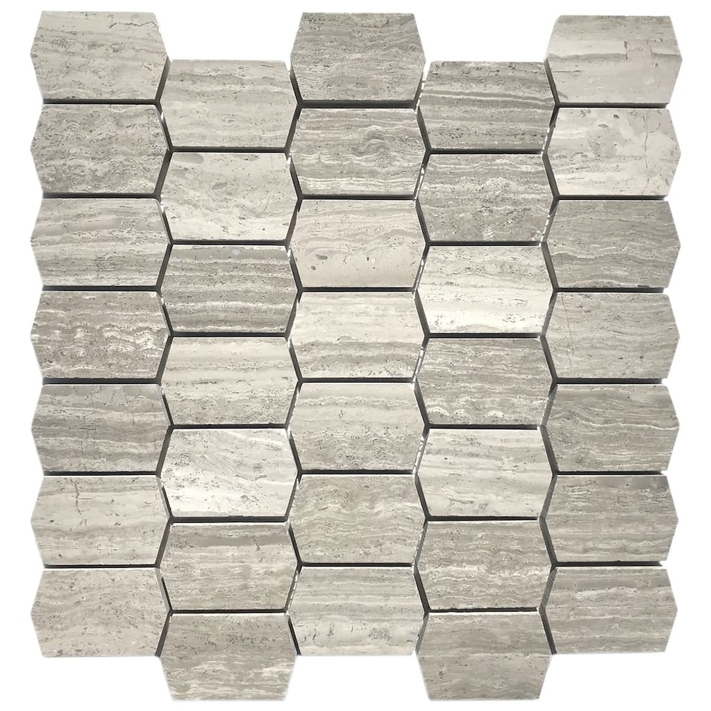 Slatewood Marble Adedaline Honed Mosaic Tile