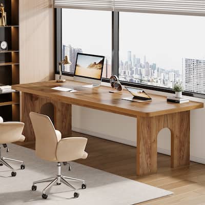 78.7 Inches Large 2 Person Computer Desk for Home Office