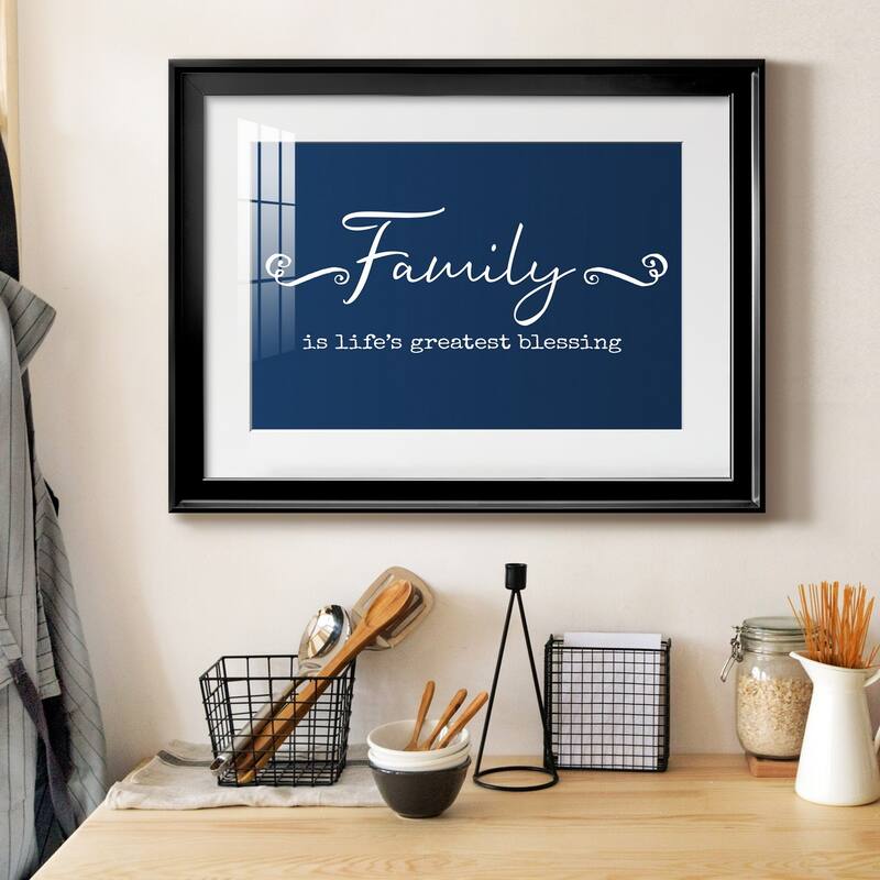 Family Greatest Blessing Premium Framed Print - Ready to Hang