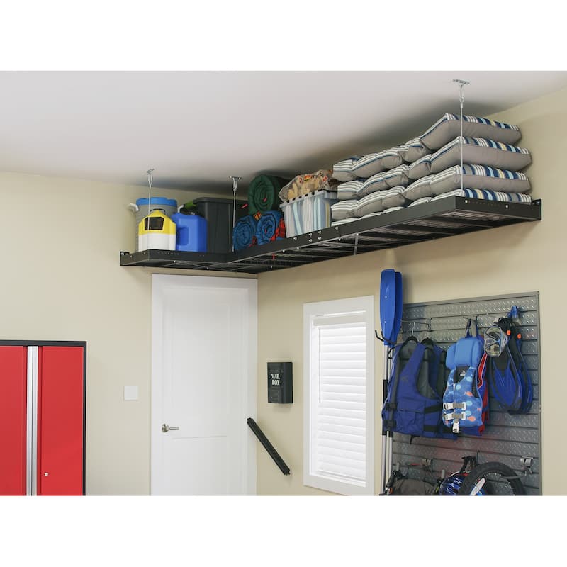 NewAge Products Bold Series 11-pc. Steel Garage Cabinet Set with 72" Integrated Display Shelf