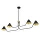 preview thumbnail 7 of 11, Hunter Grove Isle 4-Light Linear Chandelier - Dining Room, Kitchen Island - Mid-Century Modern, Minimalist