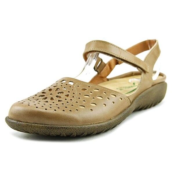 Naot Arataki Women Round Toe Leather Tan Slingback Sandal