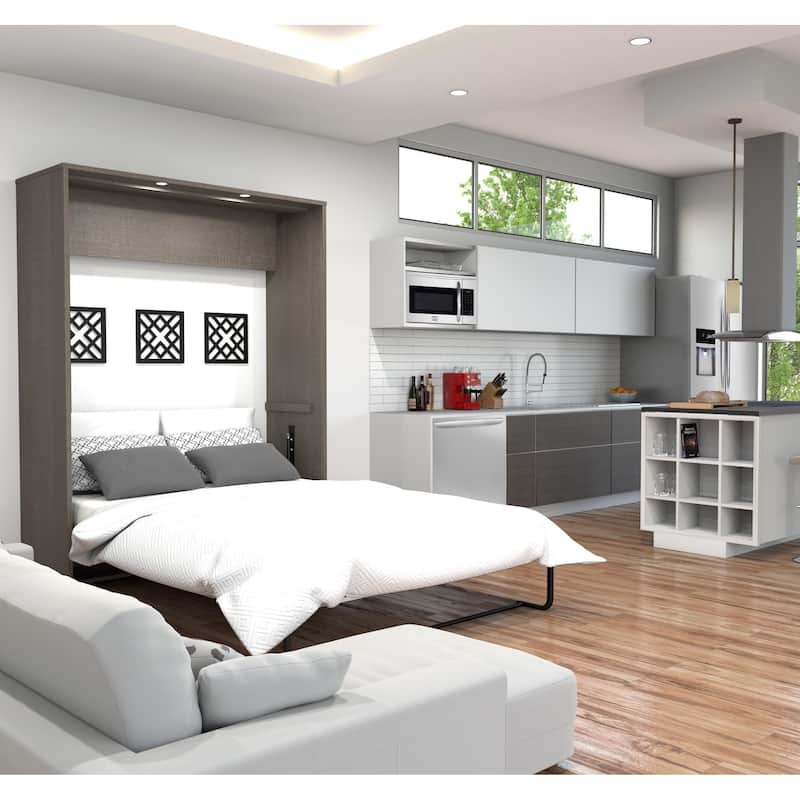 Cielo 66W Queen Murphy Bed for Multipurpose Room by Bestar