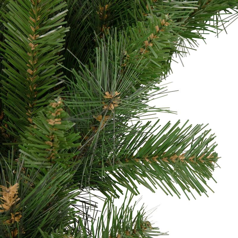 Beaver Pine Mixed Artificial Christmas Wreath 36-Inch Unlit - 36"