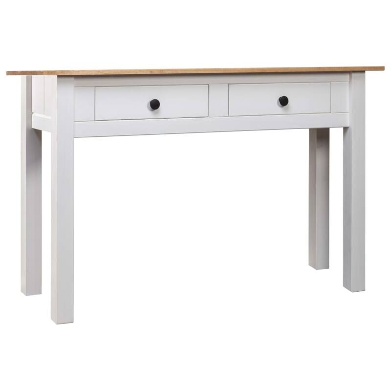 vidaXL Console Table Entryway Table Side Table Solid Pine Wood Panama Range - 43.3" x 15.7" x 28.3"