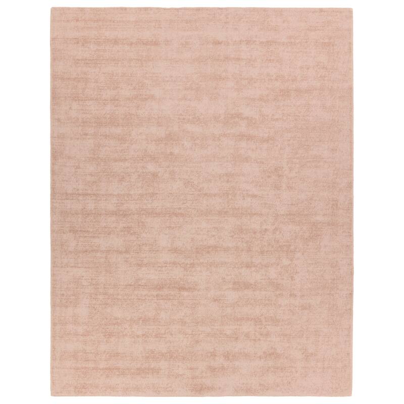 Rinella Handmade Solid Area Rug - 10' x 14' - Blush - Runner/Rectangle