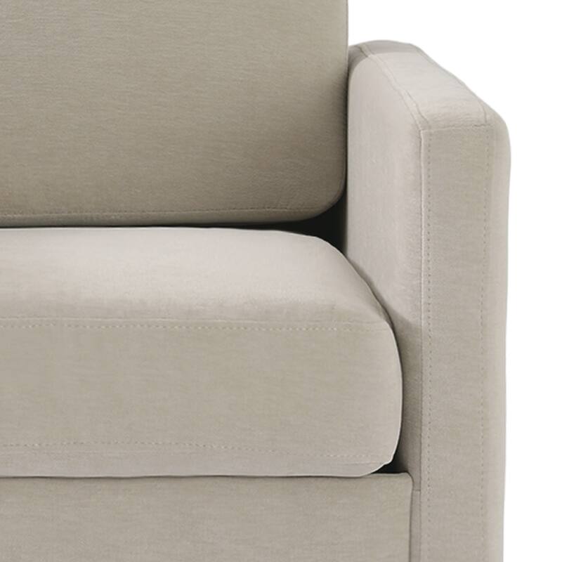 Modern Upholstered Swivel Accent Armchair Set of 2
