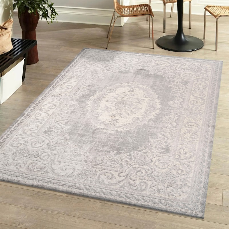JONATHAN Y Amir Cottage Medallion Area Rug