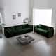 Option Green 3-Seater Sofa+2-Seater Sofa