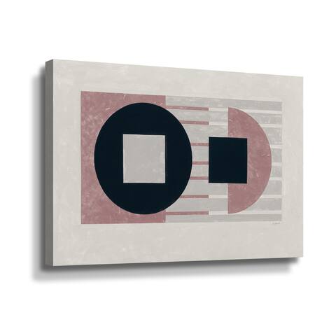 Laterally Speaking Mauve Gallery Wrapped Canvas