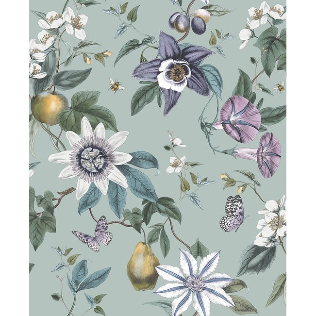 Fine Decor Sierra Sage Floral Wallpaper