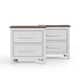 preview thumbnail 11 of 16, Furniture of America Althea Modern Farmhouse Solid Wood 2-drawer Nightstand (Set of 2)