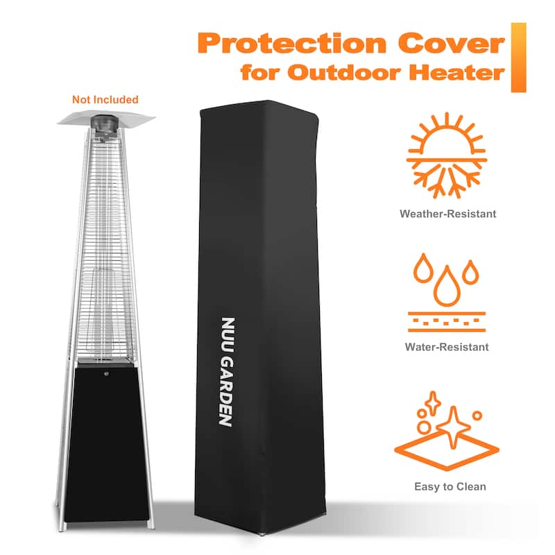 Outdoor Oxford Cover for Pyramid Propane Gas Patio Heater, Water, UV-Resistant