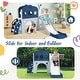 preview thumbnail 11 of 22, Freestanding 7 in 1 Toddler Slide Set