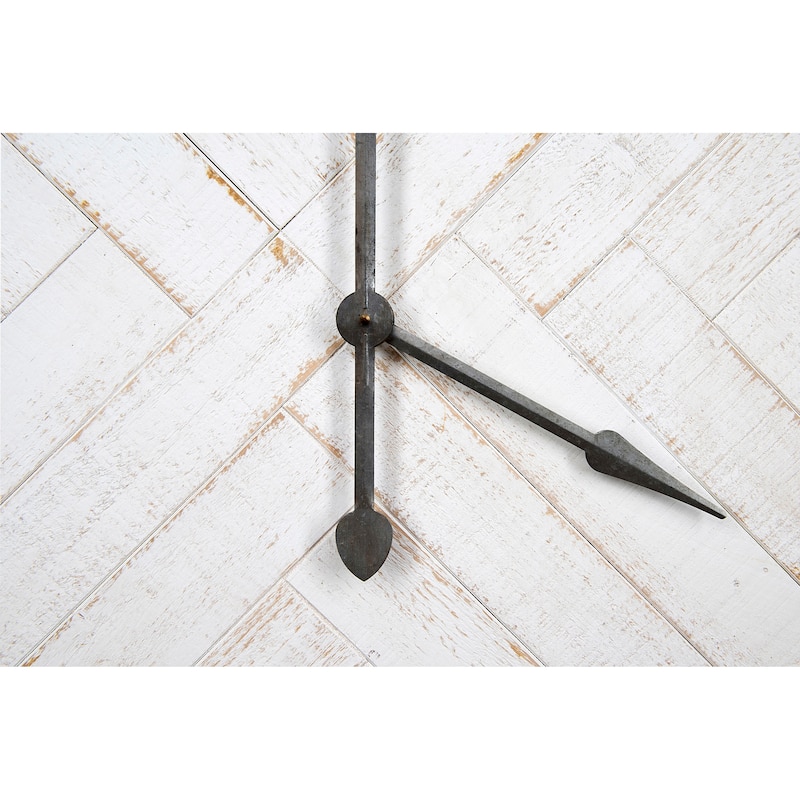 Wood and Metal Wall Clock