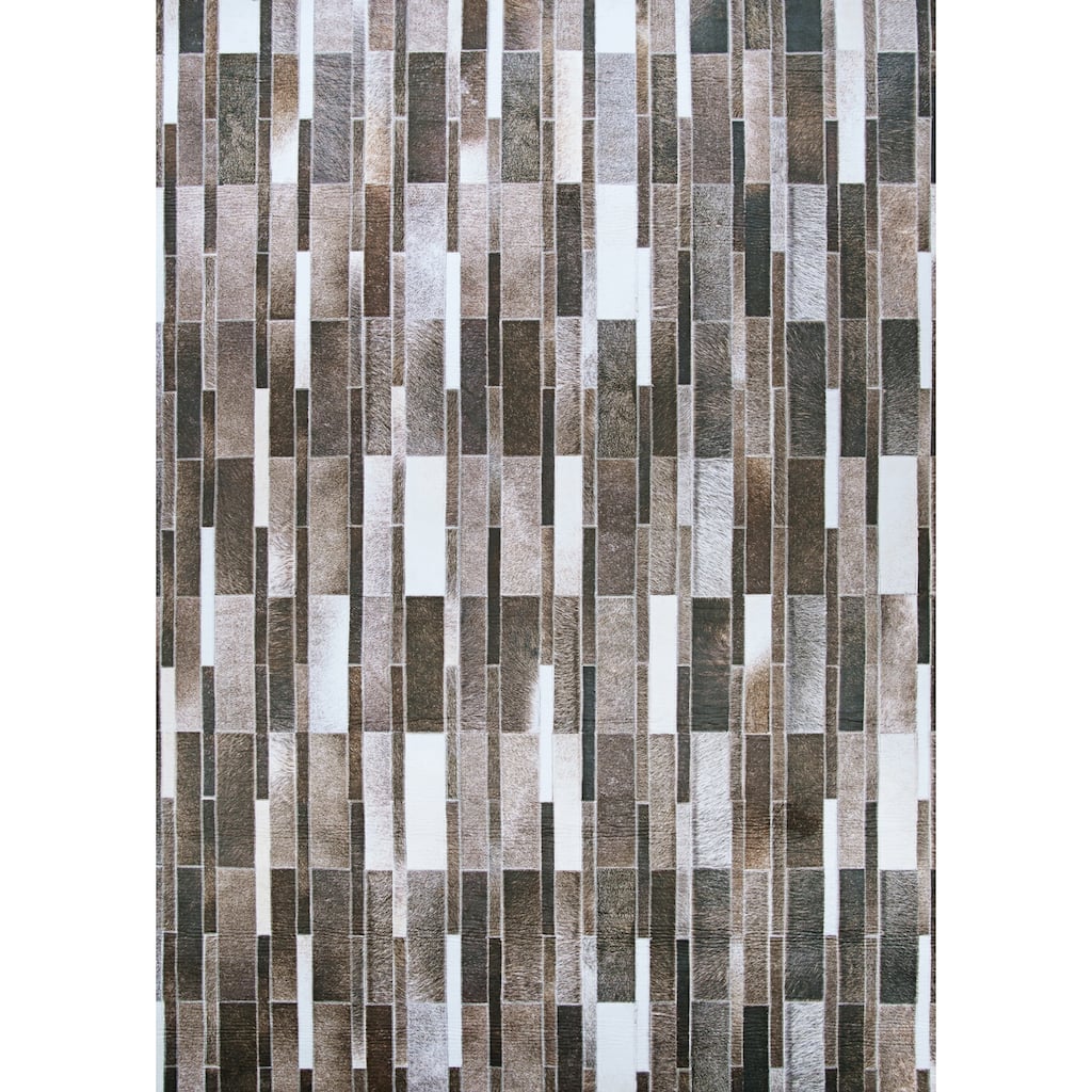 Dream Decor Rugs Steppe Juneau Brown Ivory Geometric Non Skid Area Rug