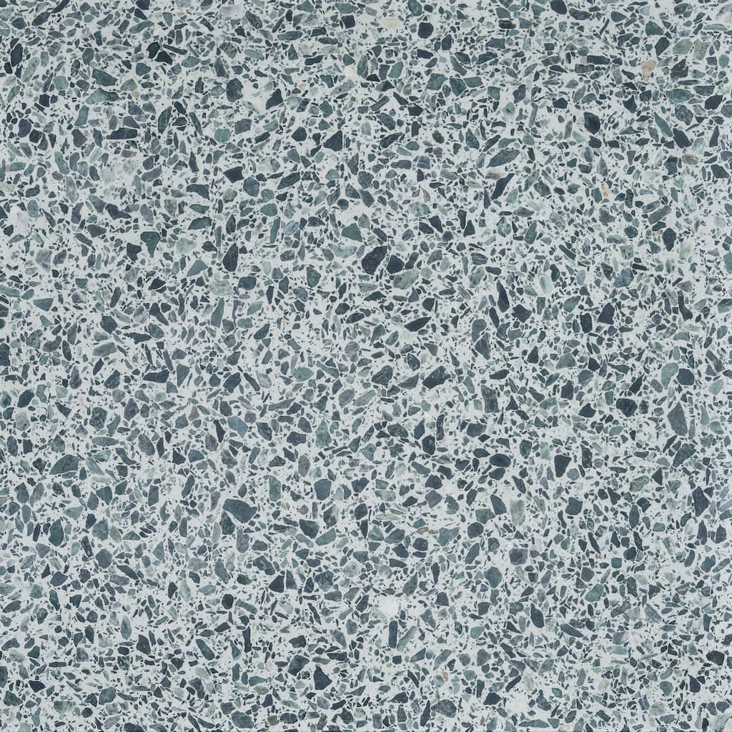 Apollo tile 24" x 24" Terraforma Honed Forest Green White Terrazzo Tile (7.75 sq ft/case) - 2 Pack