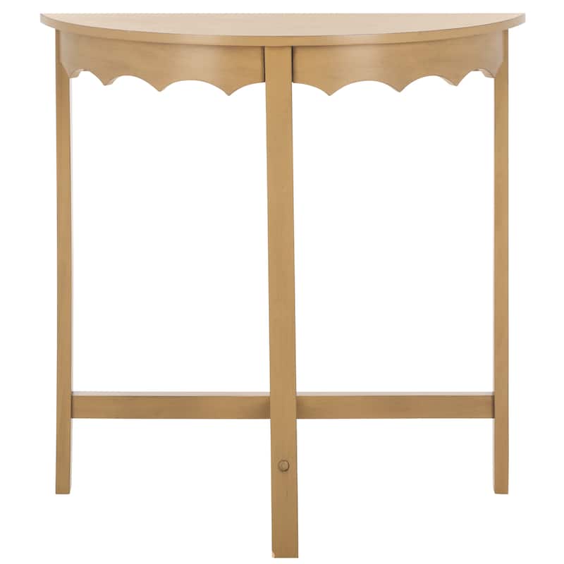 SAFAVIEH Home Seraphina Half Round Console - 32"W x 13"D x 32"H