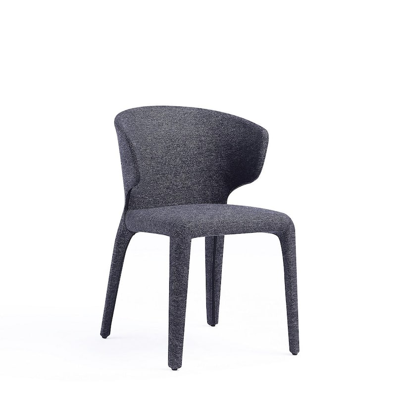 Manhattan Comfort Conrad Modern Woven Tweed Dining Chair (Set of 4)