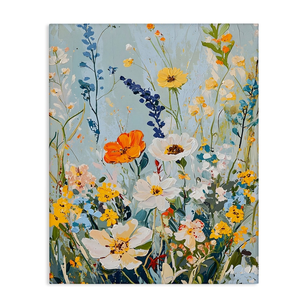 Stupell Warm Toned Flowers Canvas Wall Art Design By Franklyn Gregory