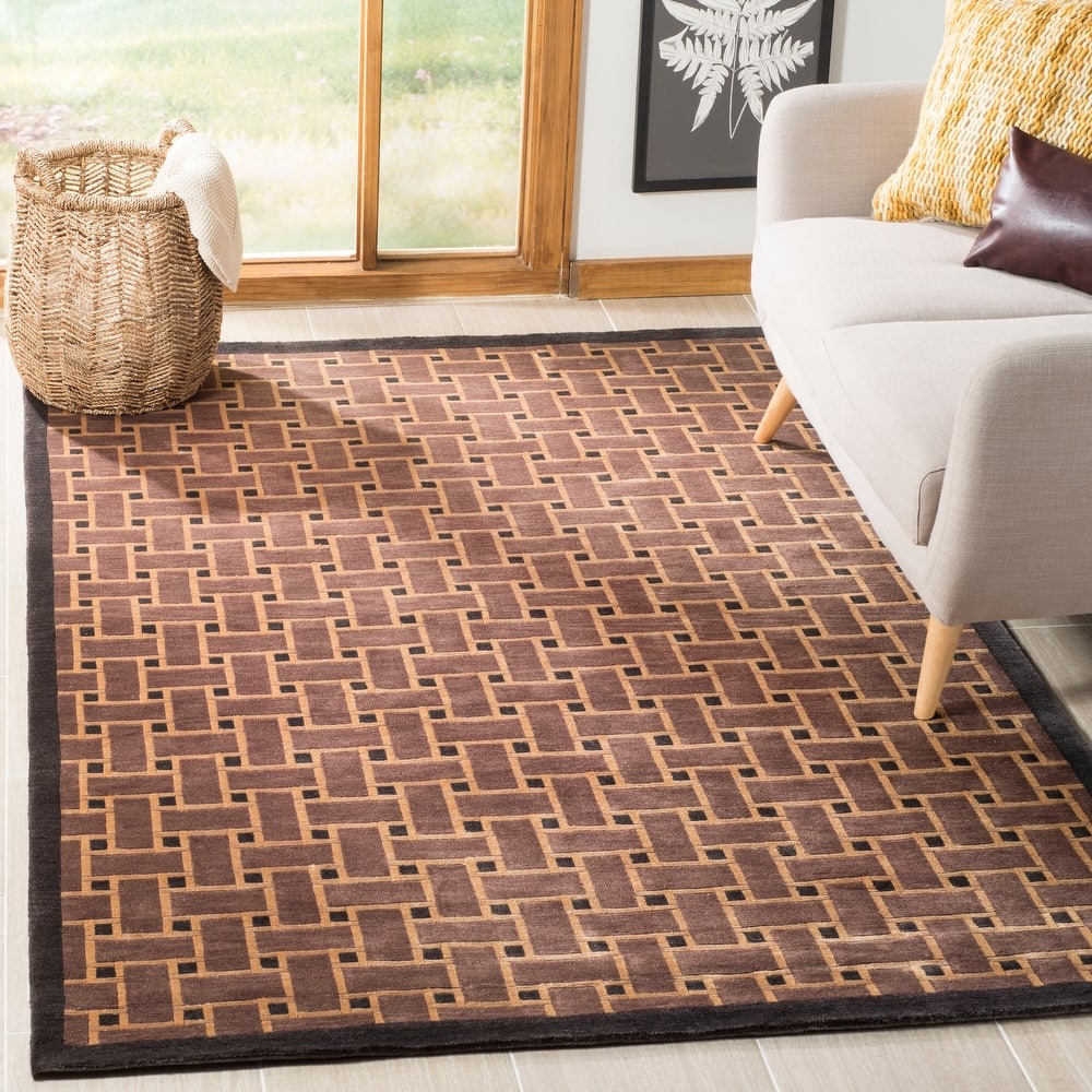SAFAVIEH Couture Hand-knotted Tibetan Auri Modern Wool Rug