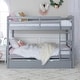 preview thumbnail 59 of 79, Walker Edison Solid Wood Twin Size Bunk Bed with Trundle
