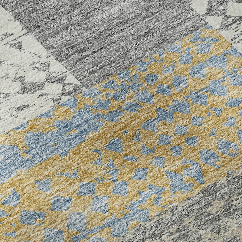 Premium Washable Super Soft Casual Geo Mayfield Rug