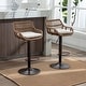 preview thumbnail 10 of 19, 2Pcs Swivel Bar Stools With Footrest, Metal Frame, Up To 250 Lbs Load Bearing Capacity Retro Adjustable Height 35.04" To 42.9" Beige