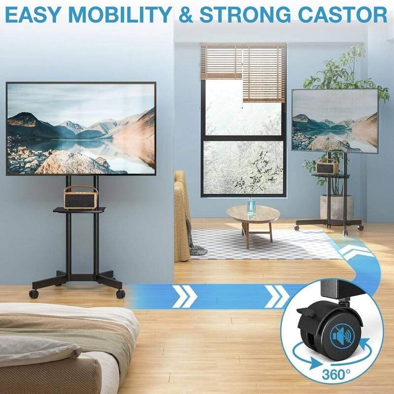 Portable Rolling TV Stand