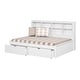 preview thumbnail 12 of 15, Full Bookcase Daybed in White