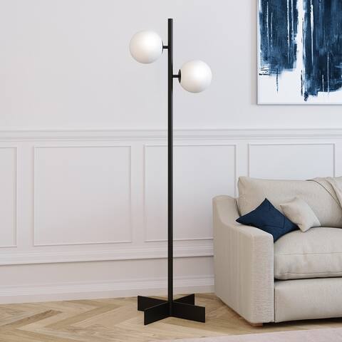 Carson Carrington Saittaniemi 2-light Globe and Stem Floor Lamp