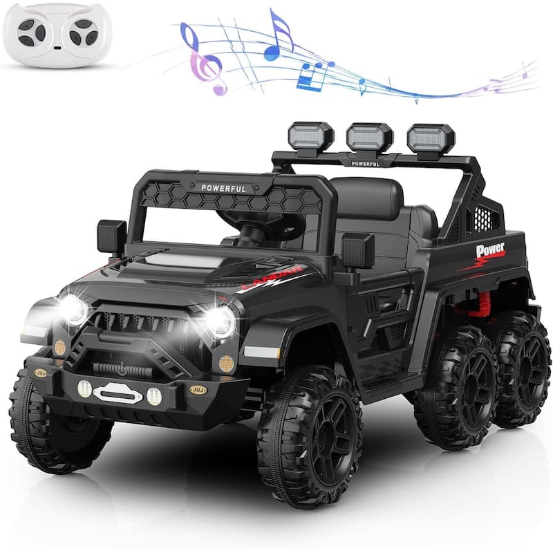 24V Power Wheels for Kids, - Black