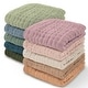 preview thumbnail 128 of 134, Baby Washcloths Muslin Cotton, Large 10"x10" by Comfy Cubs Pack of 10 - Multicolor