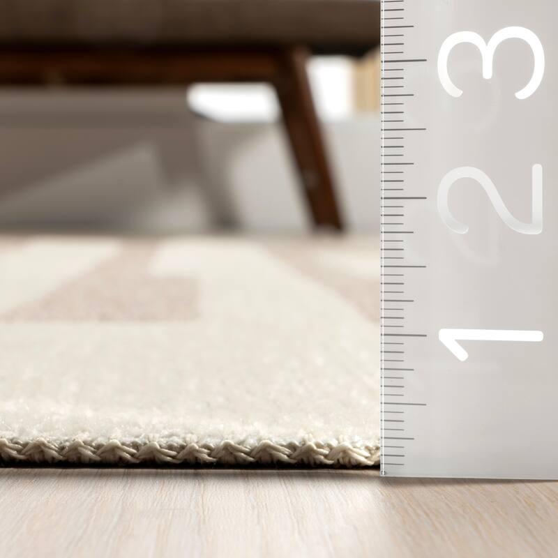 Nuloom Sofya SuperiorWash Abstract Striped Reversible Machine Washable Area Rug