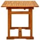 preview thumbnail 42 of 42, vidaXL Garden Dining Table (59.1"-78.7")x39.4"x29.5" Solid Acacia Wood