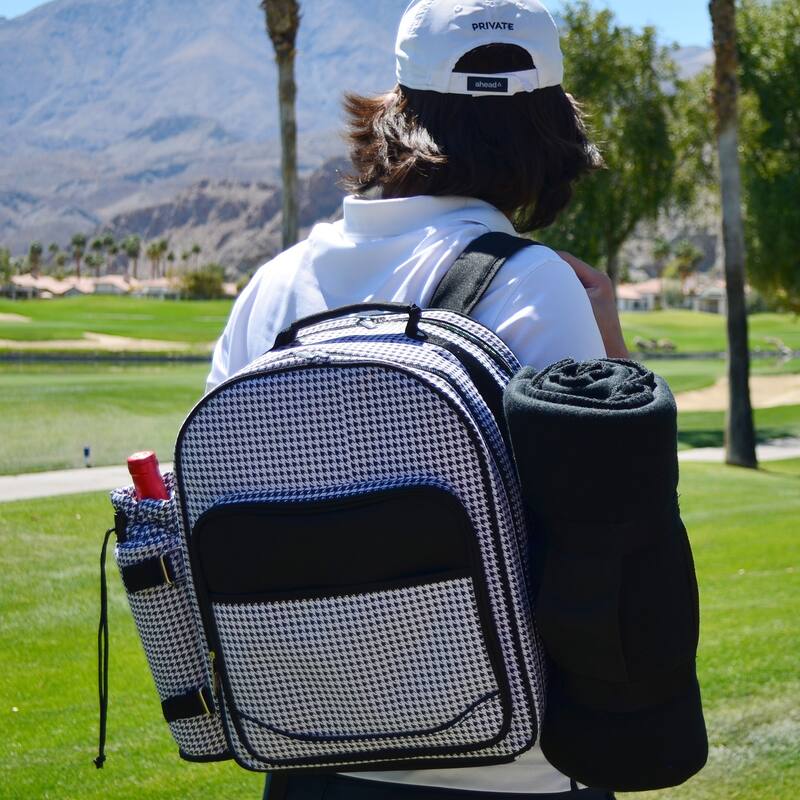 Picnic at Ascot Two Person Equipped Picnic Backpack with Blanket