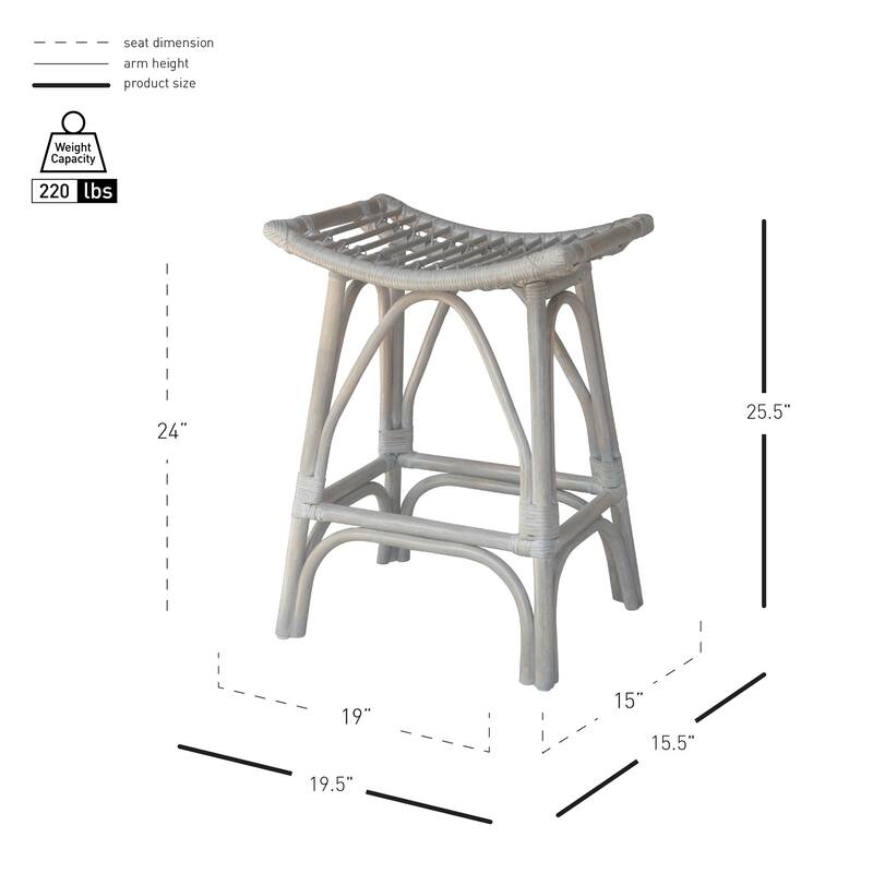 NPD Furniture Imari Rattan Counter Stool