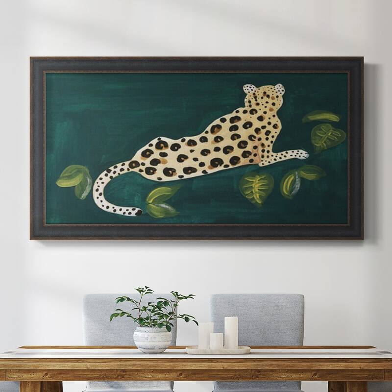 Lethargic Leopard I Premium Framed Canvas- Ready to Hang