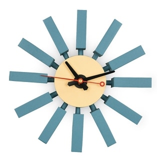 Celeste Starburst Mid-Century Modern Unique Large Wall Clock ...