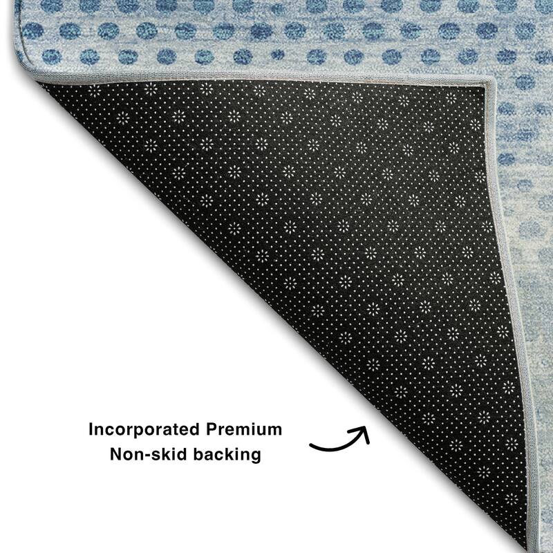 Premium Washable Super Soft Modern Diamonds Mayfield Rug